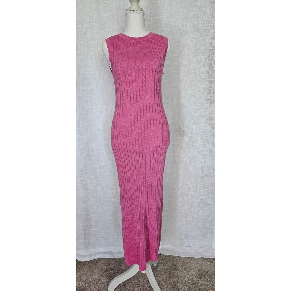 House of Harlow 1960 Strawberry Moon‎ Maxi Dress Women M Pink Party Glam Wedding